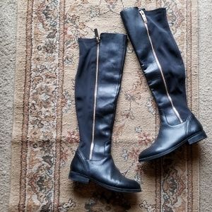Aldo knee high black boots